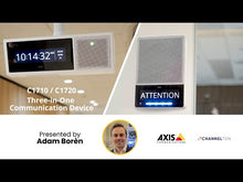 Load and play video in Gallery viewer, Santa Cruz Video Security LLC - Video - AXIS C1710 Network Display Speaker
