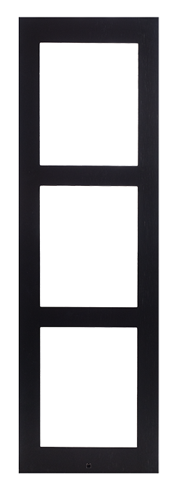 Santa Cruz Video Security LLC - Image - 2N IP Verso - 3 Module Frame for Surface Installation - black